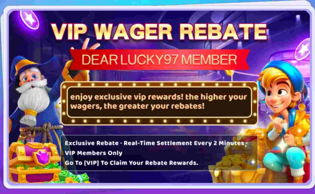 Lucky97 VIP Wager Rebate